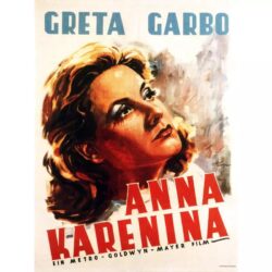 affiche anna karerina vintage
