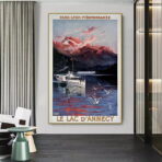 Affiche Vintage <br> Lac d'Annecy – Image 25