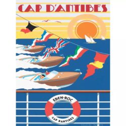 affiche antibes vintage