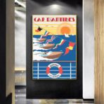 affiche antibes vintage