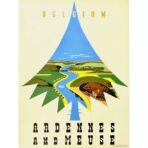 affiche ardennes vintage