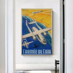 affiche armee de lair vintage