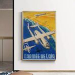 affiche armee de lair vintage