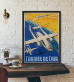 affiche armee de lair vintage