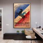 affiche armee francaise vintage