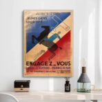 affiche armee francaise vintage