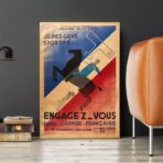 affiche armee francaise vintage
