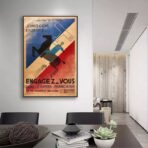 affiche armee francaise vintage