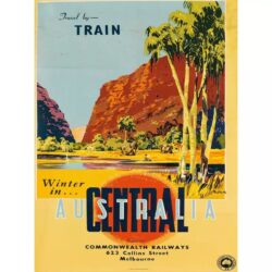 affiche australie vintage
