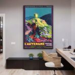 affiche auvergne vintage