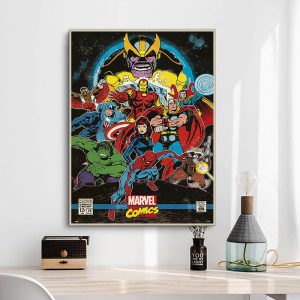 affiche avengers vintage