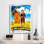 affiche aventurier vintage