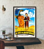 affiche aventurier vintage