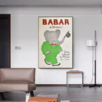 affiche babar vintage