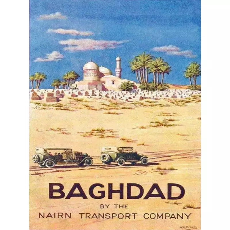 affiche-bagdad-haifa-vintage_3 affiche bagdad haifa vintage