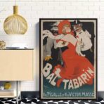 affiche bal vintage