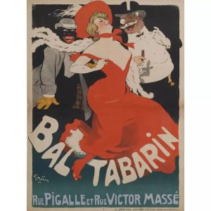 affiche bal vintage