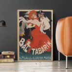 affiche bal vintage