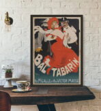 affiche bal vintage