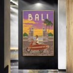 affiche bali vintage
