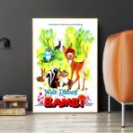 affiche bambi vintage
