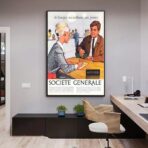 affiche banque vintage