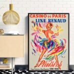 affiche bar casino sexy vintage