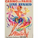 affiche bar casino sexy vintage