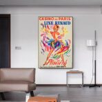 affiche bar casino sexy vintage