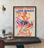 affiche bar casino sexy vintage