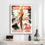 affiche bar casino vintage
