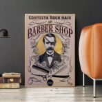 affiche barber vintage