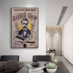 affiche barber vintage