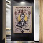 affiche barber vintage