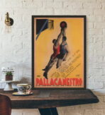 affiche basketball vintage