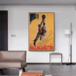 affiche basketball vintage