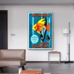 affiche bassin d'arcachon vintage
