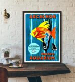 affiche bassin d'arcachon vintage