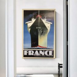 affiche bateau vintage