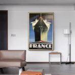 affiche bateau vintage