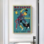 affiche bayonne vintage