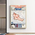 affiche belle ile vintage