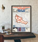 affiche belle ile vintage