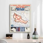 affiche belle ile vintage