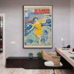 affiche biarritz vintage