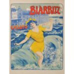 affiche biarritz vintage