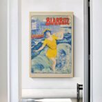 affiche biarritz vintage