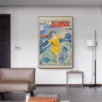 affiche biarritz vintage