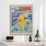 affiche biarritz vintage