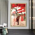 affiche vintage bicyclette